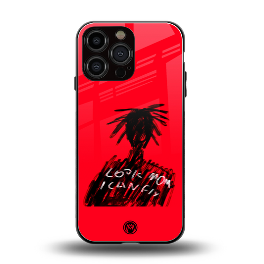 look mom i can fly back phone cover | glass case for iphone 13 pro max