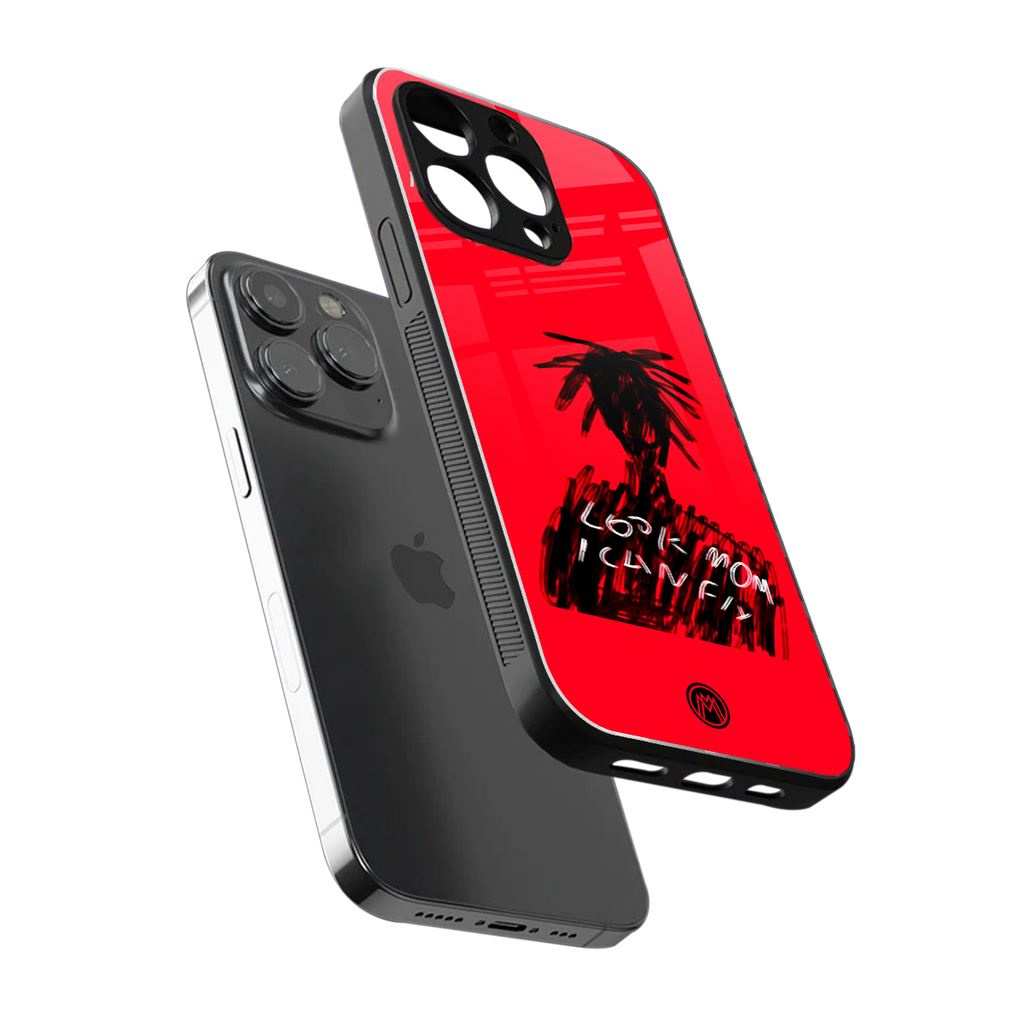 look mom i can fly back phone cover | glass case for iphone 13 pro max