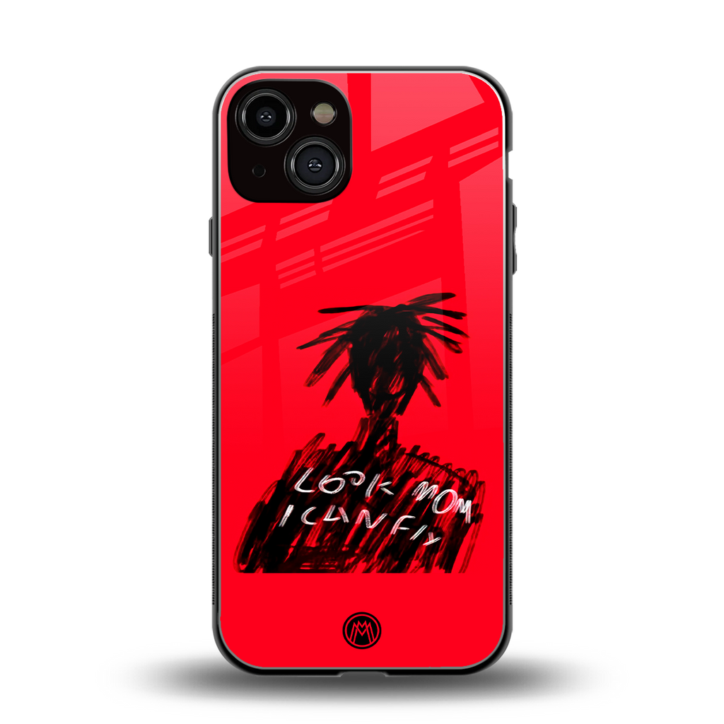 look mom i can fly back phone cover | glass case for iphone 13