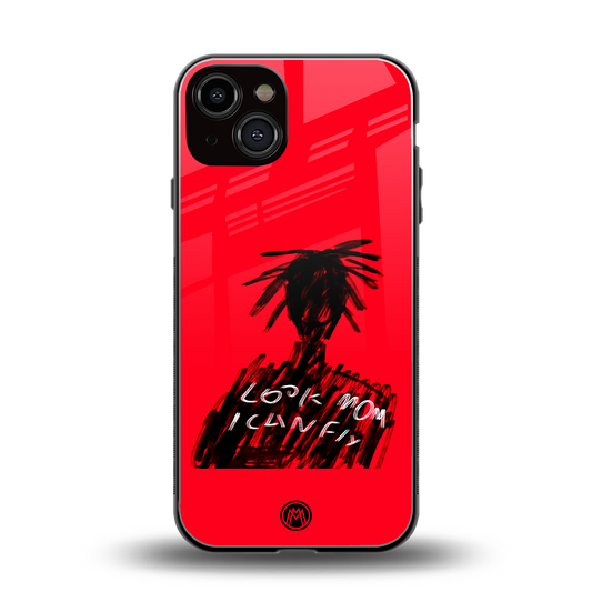 look mom i can fly back phone cover | glass case for iphone 13