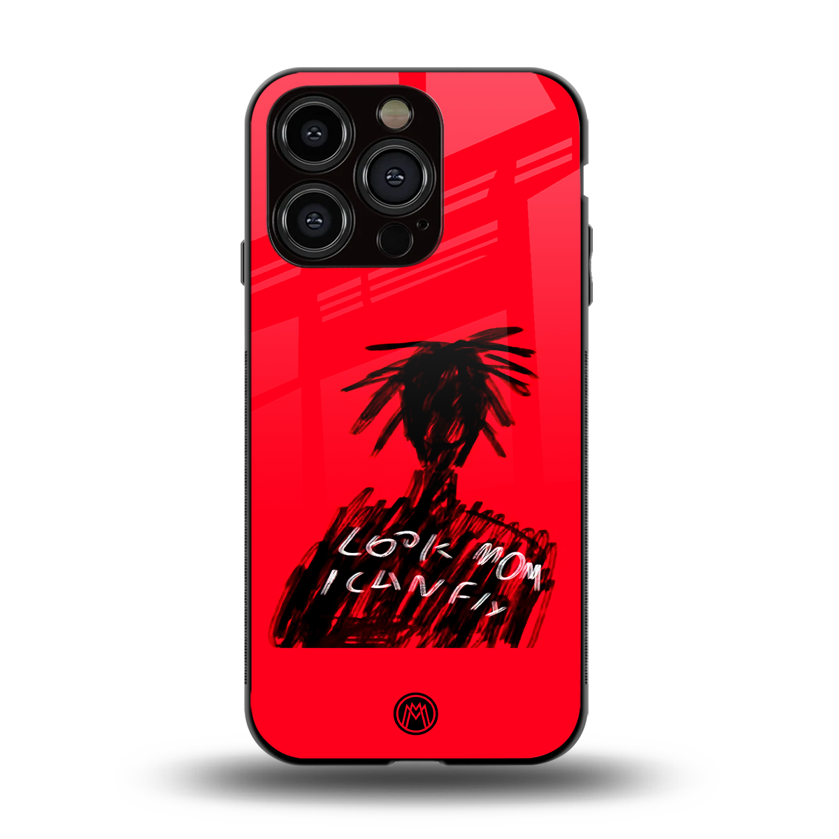 look mom i can fly back phone cover | glass case for iphone 15 pro