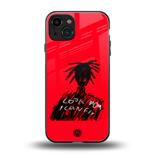 look mom i can fly back phone cover | glass case for iphone 15