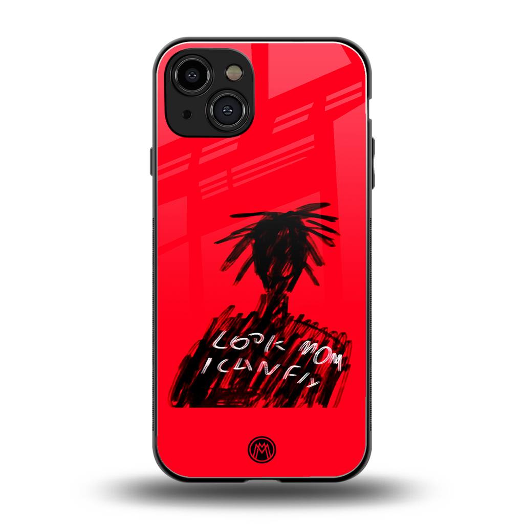 look mom i can fly back phone cover | glass case for iphone 14