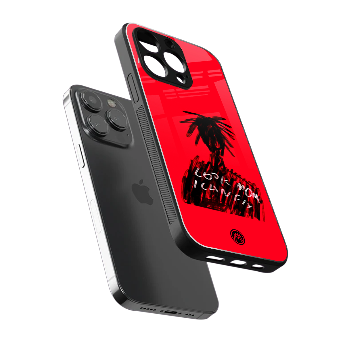 look mom i can fly back phone cover | glass case for iphone 15 pro