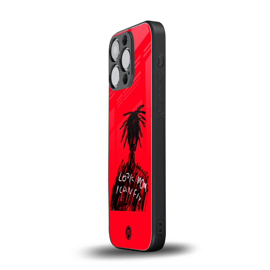 look mom i can fly back phone cover | glass case for iphone 16 pro