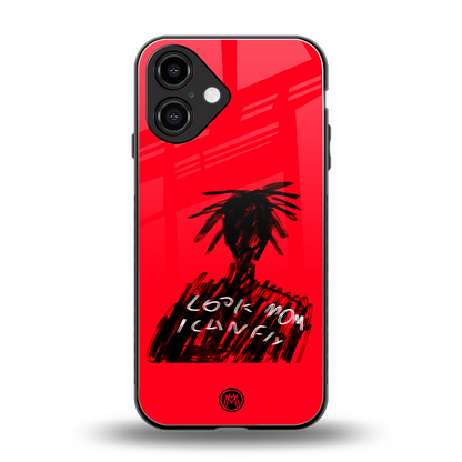 look mom i can fly back phone cover | glass case for iphone 16