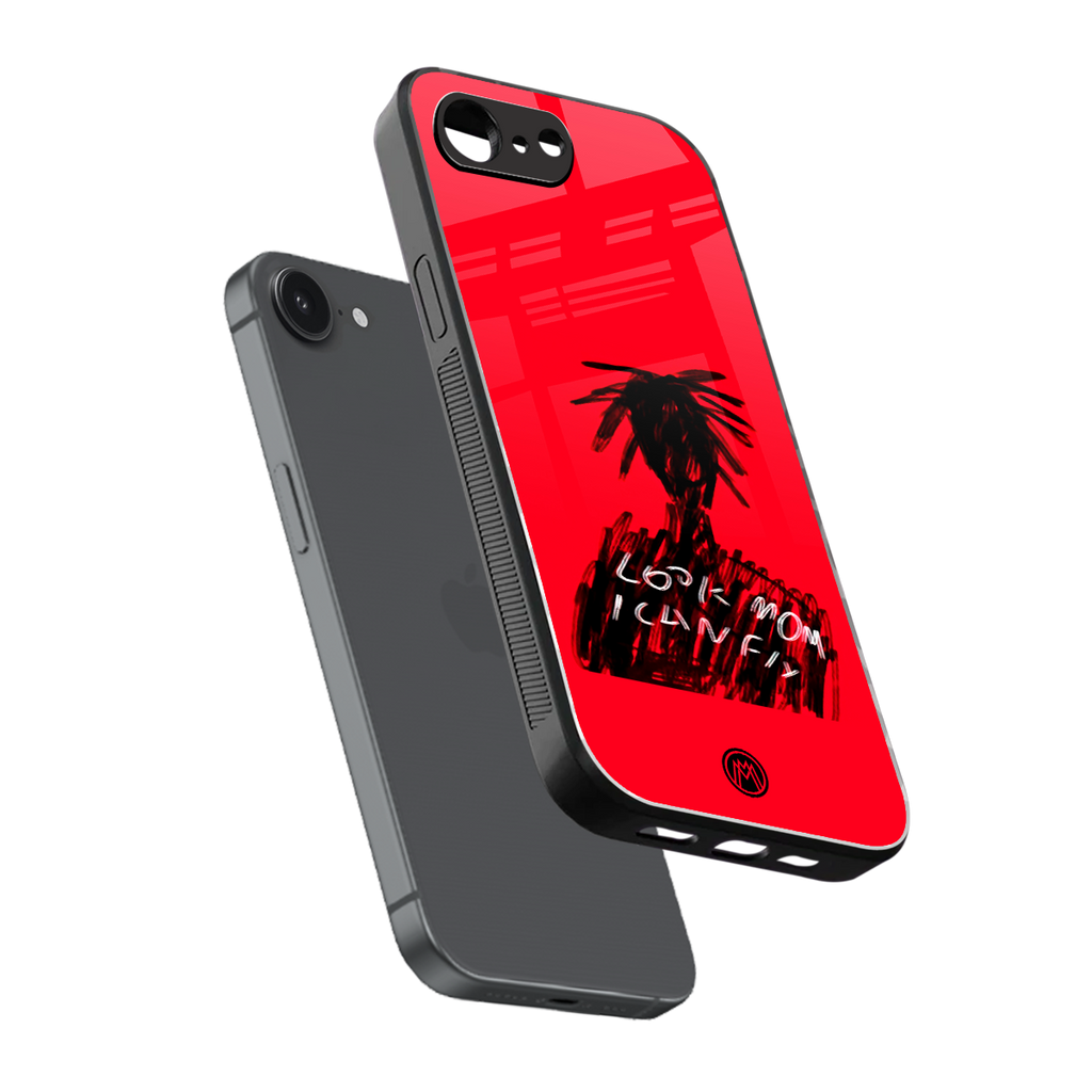 look mom i can fly back phone cover | glass case for iphone 16e