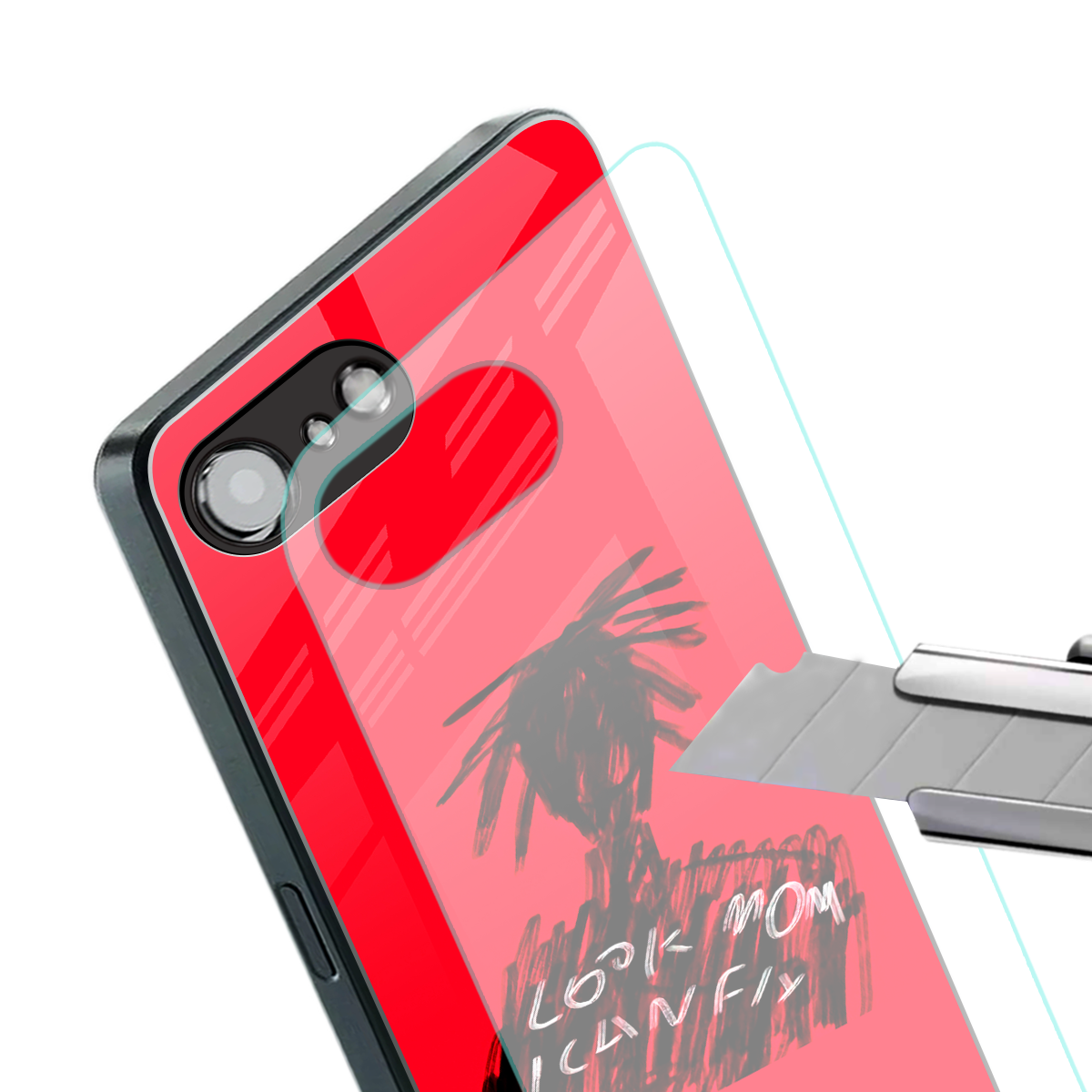 look mom i can fly back phone cover | glass case for iphone 16e