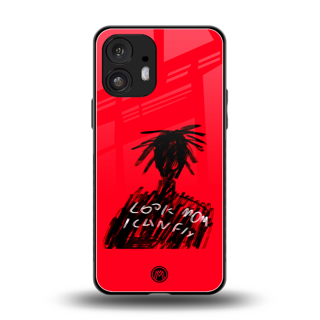 look mom i can fly back phone cover | glass case for nothing phone 2