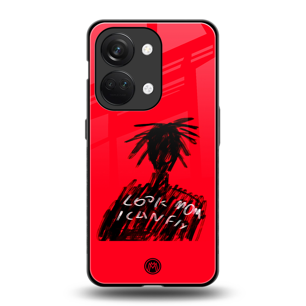 look mom i can fly back phone cover | glass case for oneplus nord 3