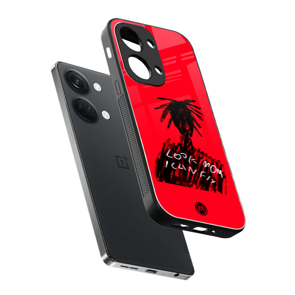 look mom i can fly back phone cover | glass case for oneplus nord 3