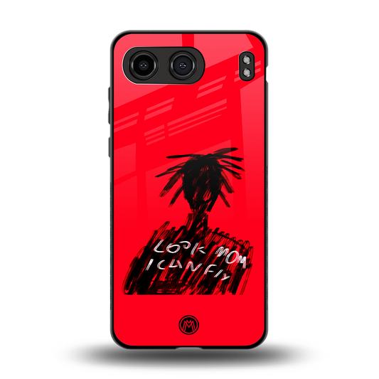 look mom i can fly back phone cover | glass case for oneplus nord 4