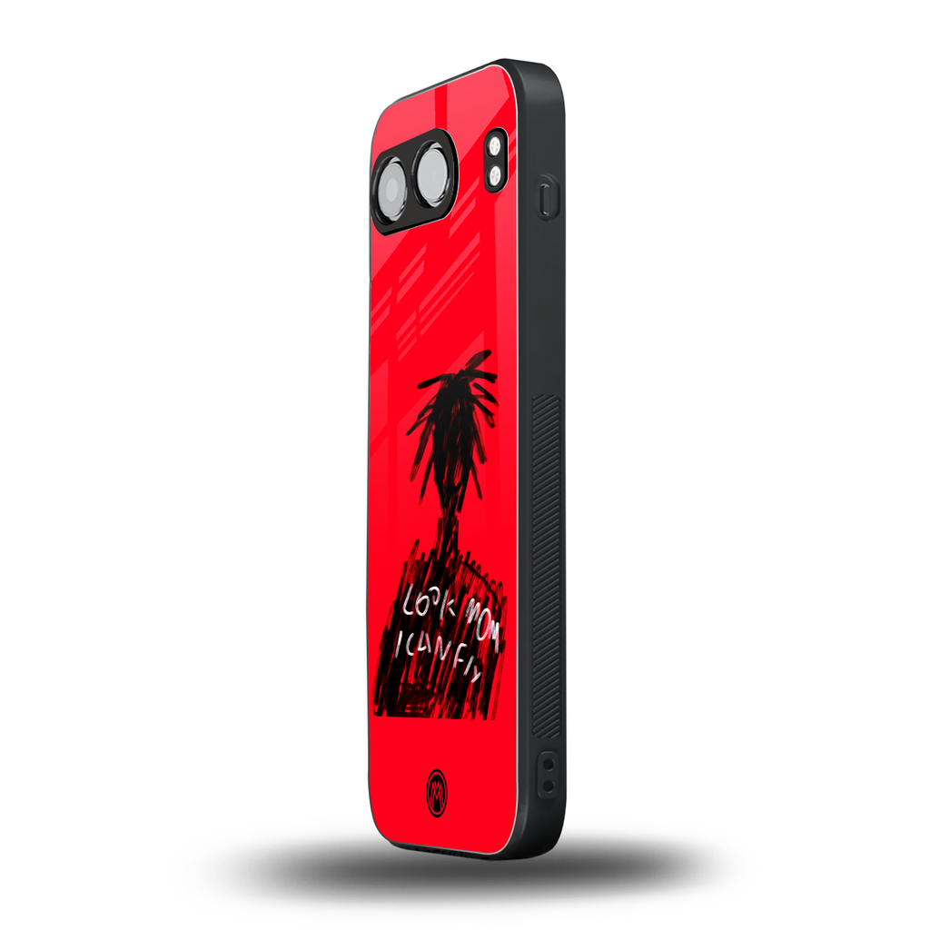 look mom i can fly back phone cover | glass case for oneplus nord 4