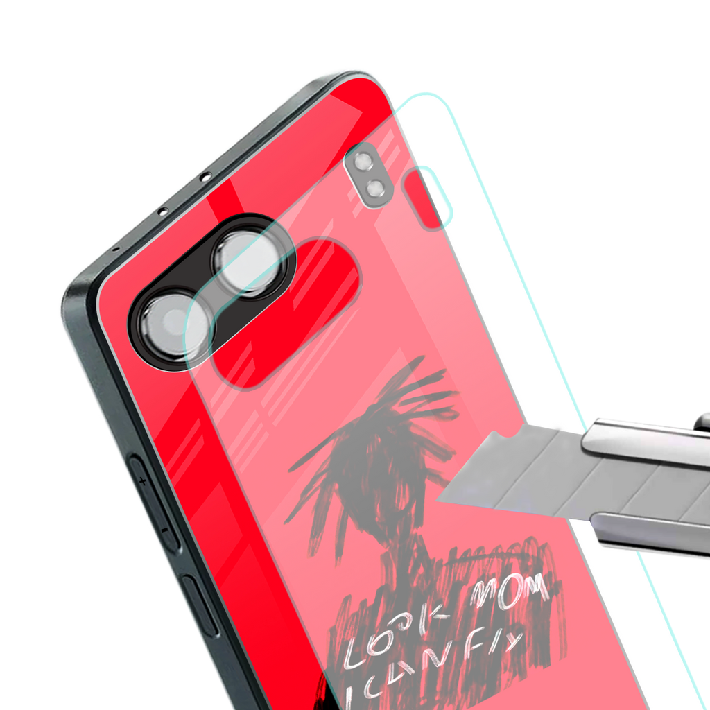 look mom i can fly back phone cover | glass case for oneplus nord 4