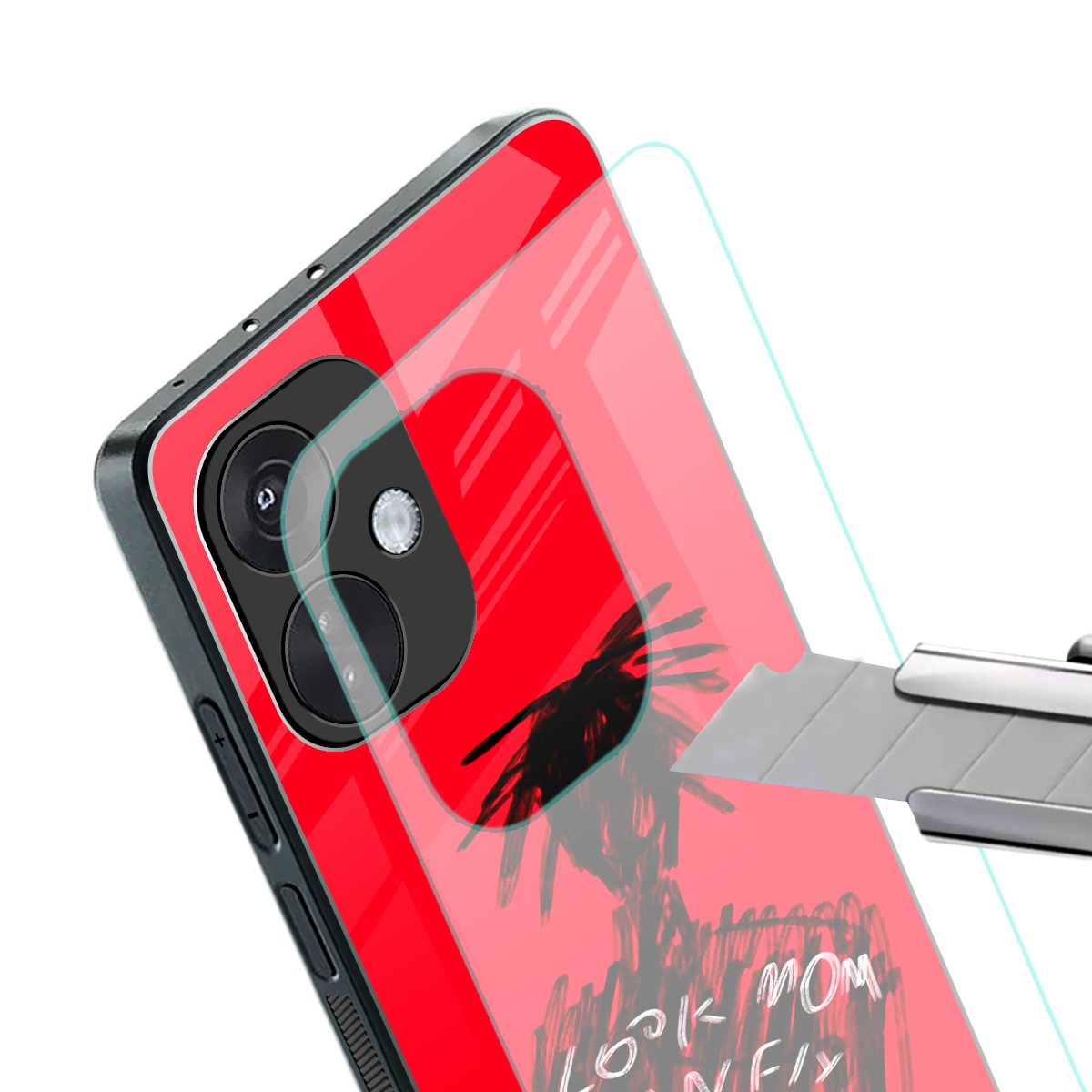 look mom i can fly back phone cover | glass case for oneplus nord ce 3