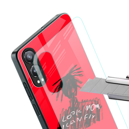 look mom i can fly back phone cover | glass case for oneplus nord ce 4 lite
