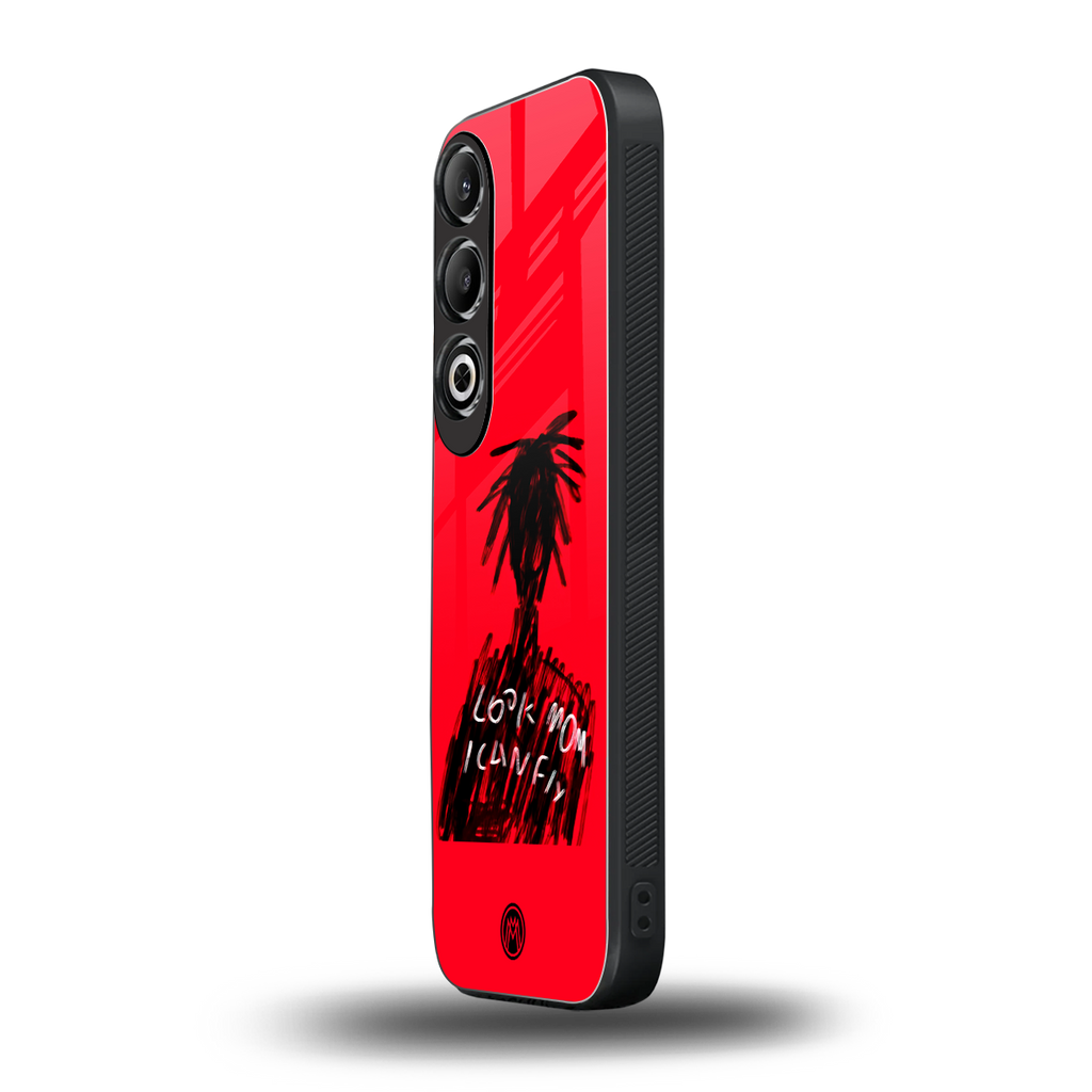 look mom i can fly back phone cover | glass case for oneplus nord ce 4