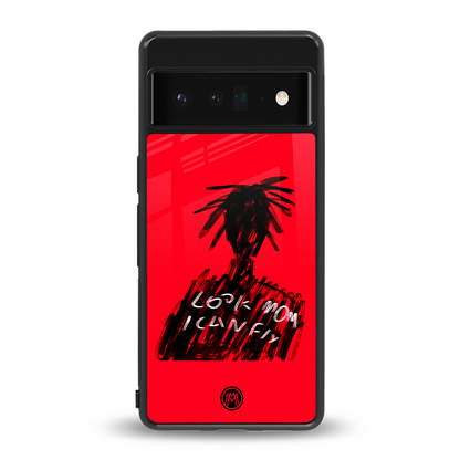 look mom i can fly back phone cover | glass case for google pixel 6 pro