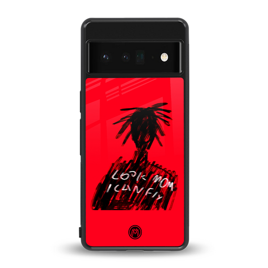 look mom i can fly back phone cover | glass case for google pixel 6 pro