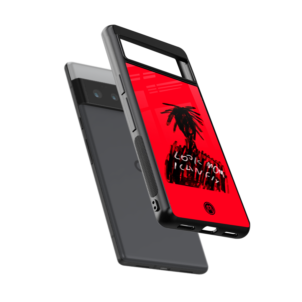 look mom i can fly back phone cover | glass case for google pixel 6 pro