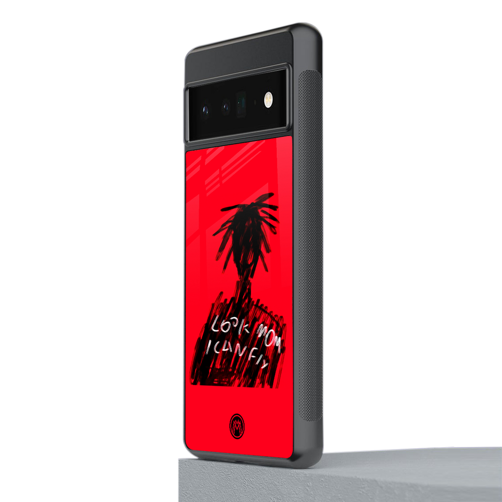 look mom i can fly back phone cover | glass case for google pixel 6 pro