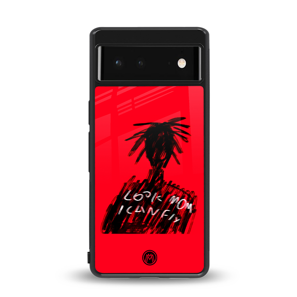 look mom i can fly back phone cover | glass case for google pixel 6