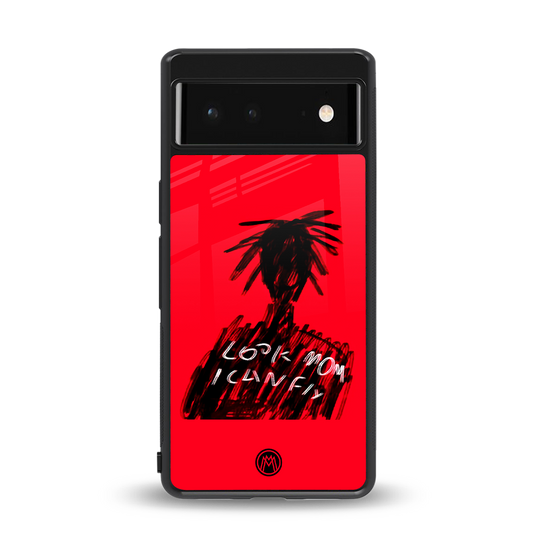 look mom i can fly back phone cover | glass case for google pixel 6