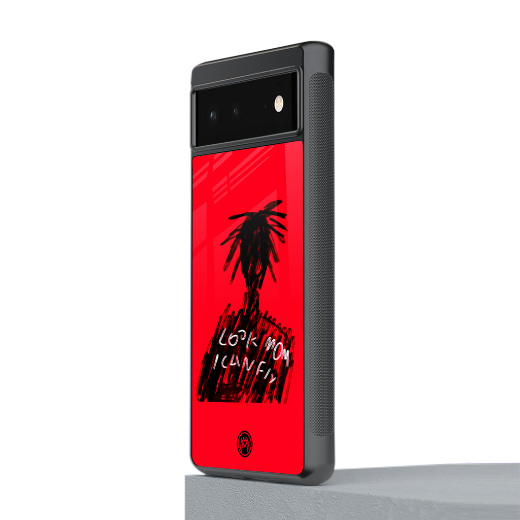 look mom i can fly back phone cover | glass case for google pixel 6