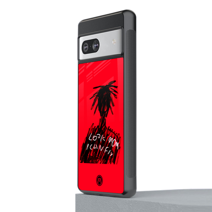 look mom i can fly back phone cover | glass case for Google Pixel 7A