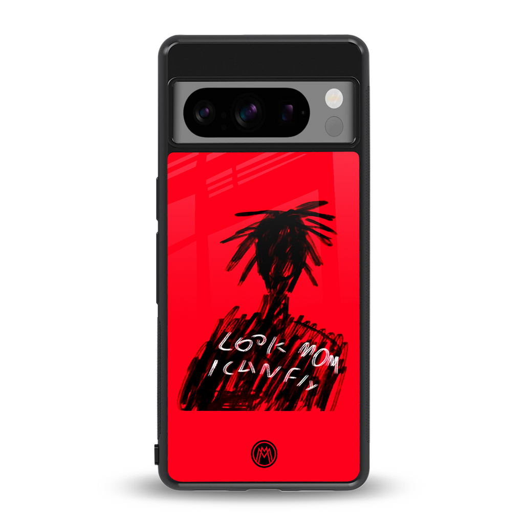 look mom i can fly back phone cover | glass case for google pixel 8 pro
