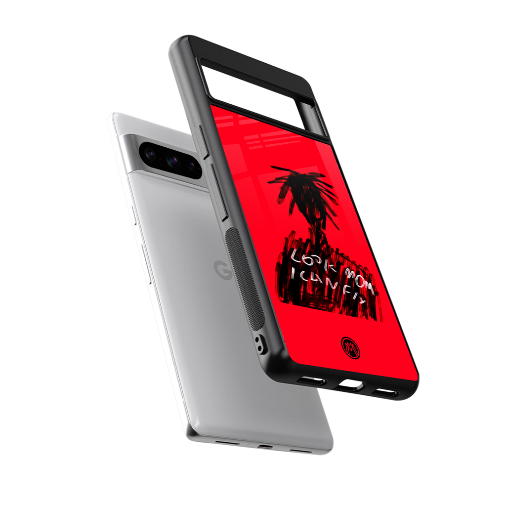 look mom i can fly back phone cover | glass case for google pixel 8 pro