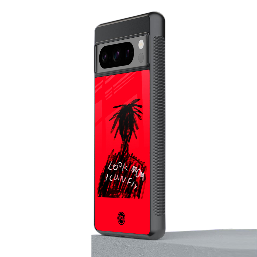 look mom i can fly back phone cover | glass case for google pixel 8 pro