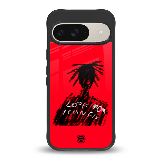 look mom i can fly back phone cover | glass case for google pixel 9