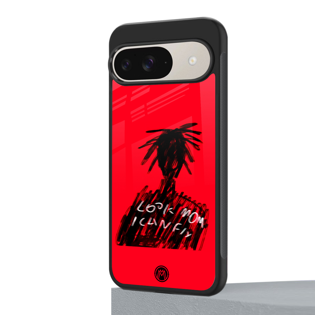 look mom i can fly back phone cover | glass case for google pixel 9