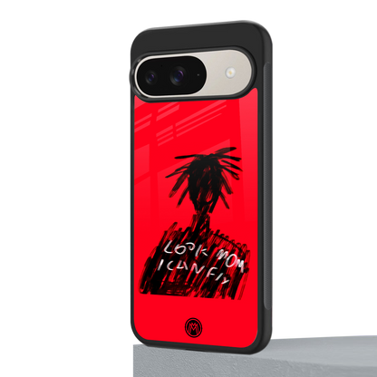 look mom i can fly back phone cover | glass case for google pixel 9