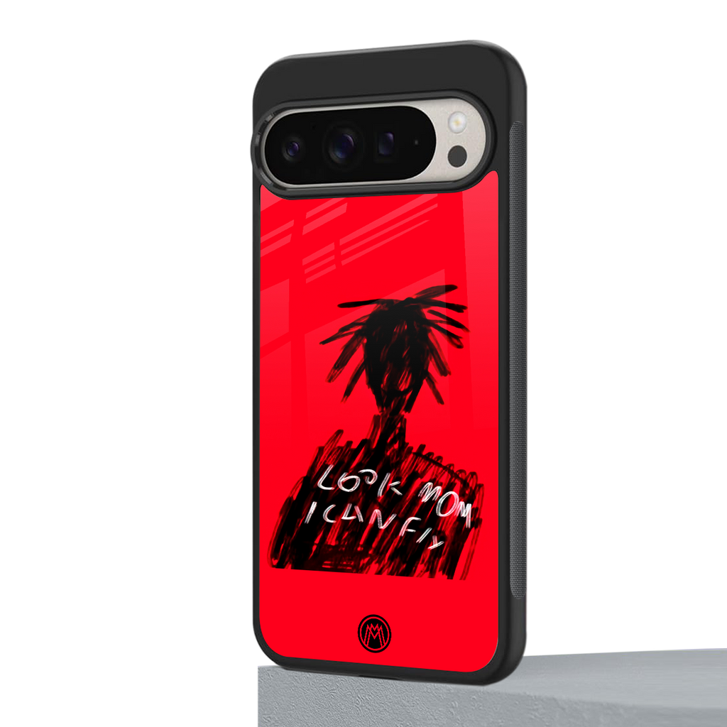 look mom i can fly back phone cover | glass case for google pixel 9 pro