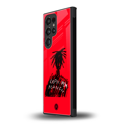 look mom i can fly back phone cover | glass case for samsung galaxy s23 ultra