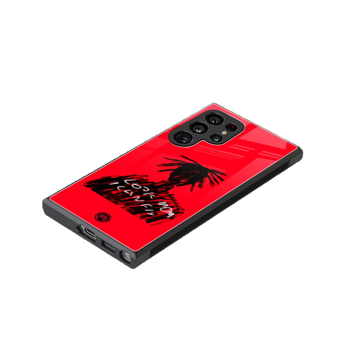 look mom i can fly back phone cover | glass case for samsung galaxy s23 ultra