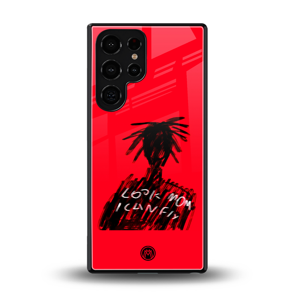 look mom i can fly back phone cover | glass case for samsung galaxy s25 ultra