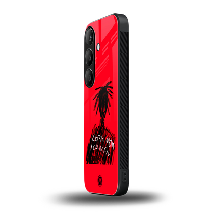 look mom i can fly back phone cover | glass case for samsung galaxy s24 fe