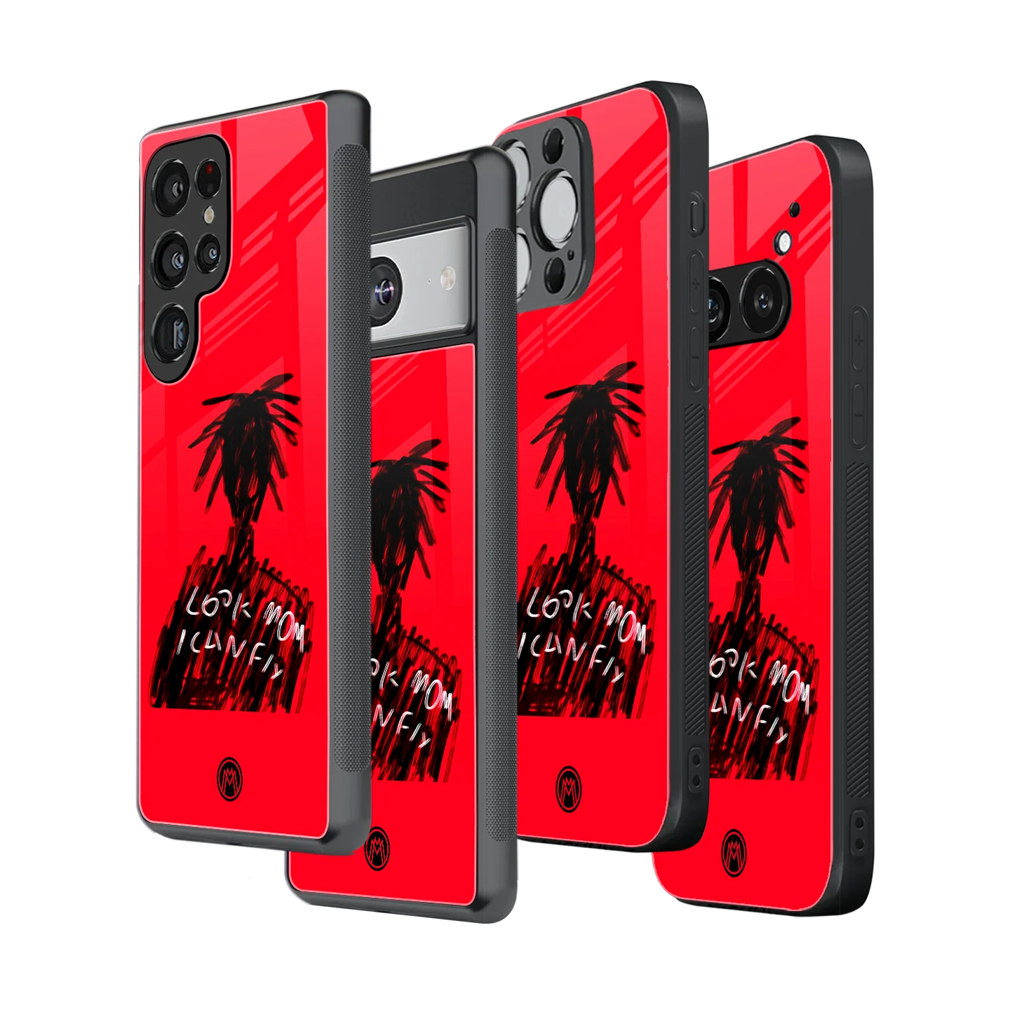 Stylish Glass Back Case for All Smartphones – iPhone, Samsung, OnePlus, Pixel, Redmi, Oppo, Vivo, Motorola