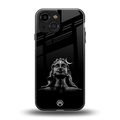 lord shiva black back phone cover | glass case for iphone 13 mini