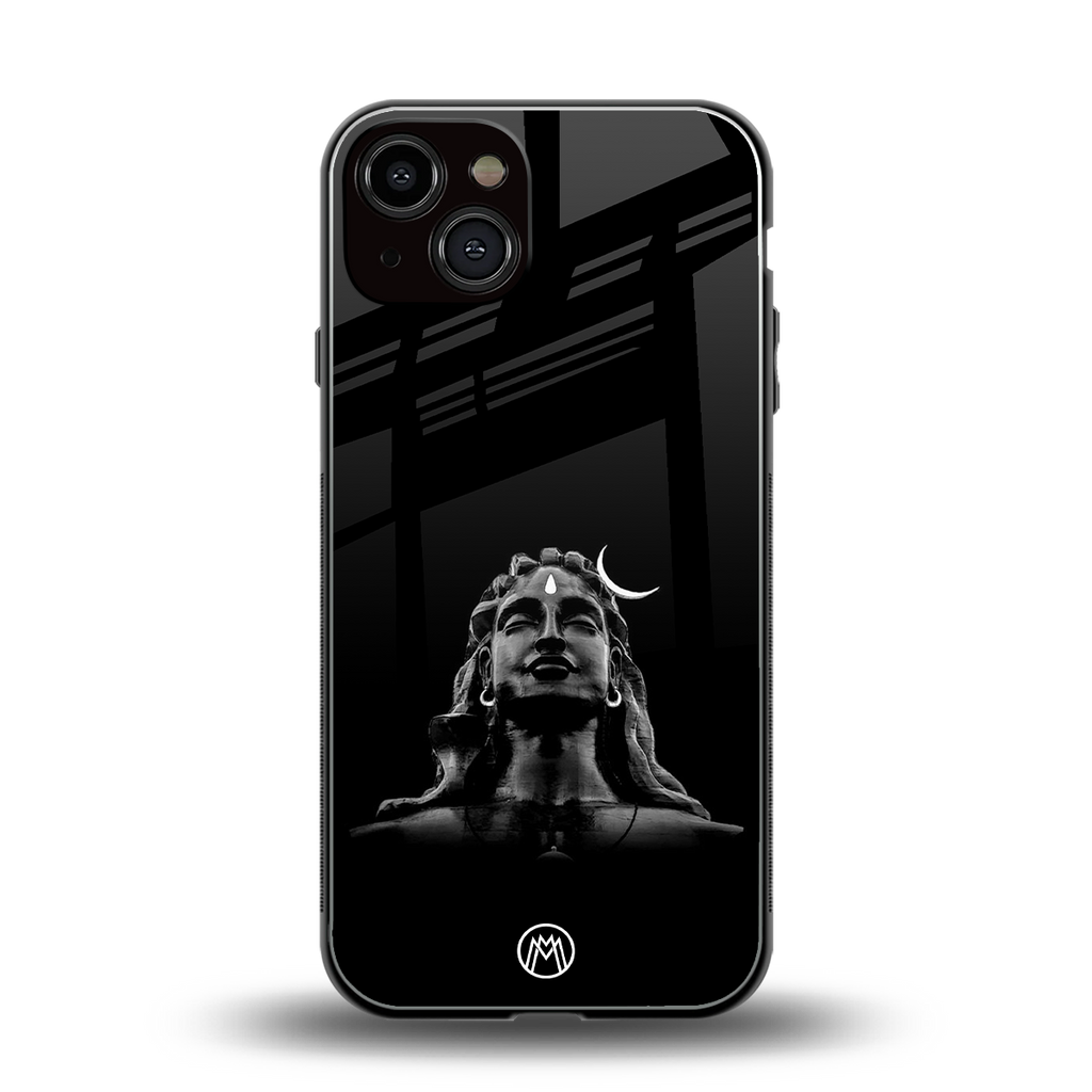 lord shiva black back phone cover | glass case for iphone 13