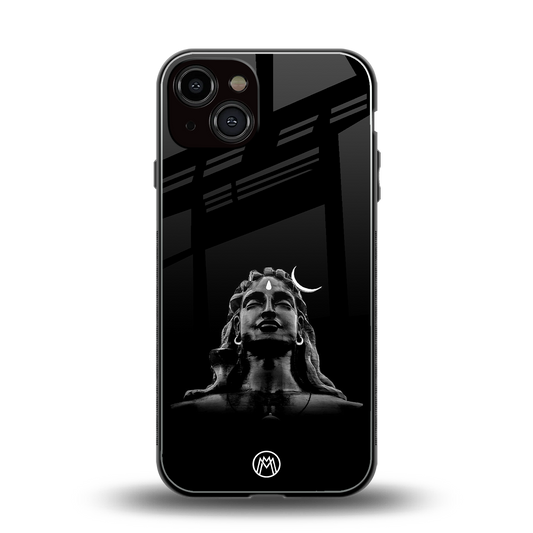 lord shiva black back phone cover | glass case for iphone 13