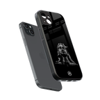 lord shiva black back phone cover | glass case for iphone 14 plus