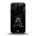lord shiva black back phone cover | glass case for iphone 15