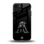 lord shiva black back phone cover | glass case for iphone 15