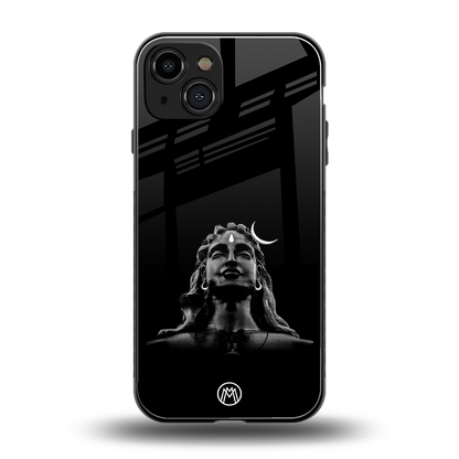 lord shiva black back phone cover | glass case for iphone 14