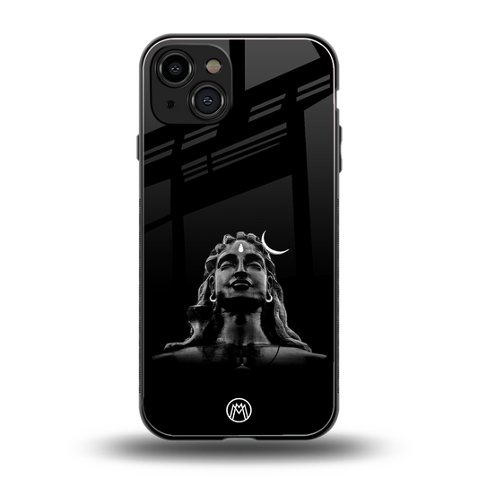 lord shiva black back phone cover | glass case for iphone 14