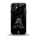 lord shiva black back phone cover | glass case for iphone 16 plus
